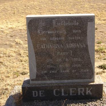 CLERK Catharina Adriana, de 1902-1968
