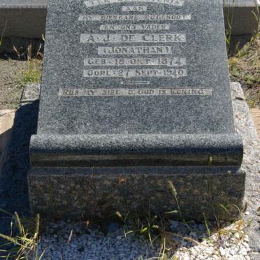 CLERK A.J., de 1874-1940