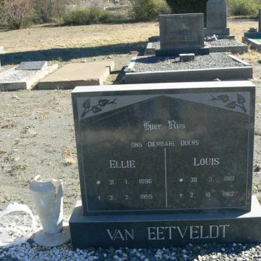 EETVELDT Louis, van 1881-1962 &amp; Ellie 1896-1955