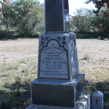 JAGER Johan Louis Venter, de 1880-1946 :: VENTER Elsie nee DE JAGER 1918-1989
