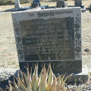 PLESSIS Petrus Johannes, du 1868-1952 &amp; Ann Martha 1874-1968