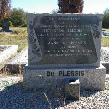 PLESSIS Pieter, du 1893-1956 &amp; Annie SMIT 1898-1981