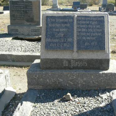 PLESSIS Lettie, du 1889-1952