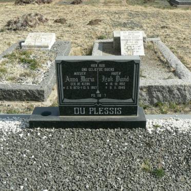 PLESSIS Izak David, du 1862-1945 &amp; Anna Maria DE KLERK 1873-1957