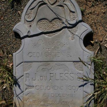 PLESSIS P.J., du 1897-1???
