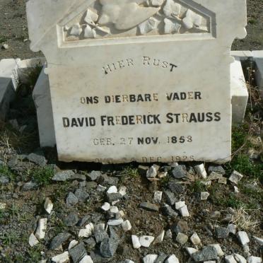 STRAUSS David Frederick 1858-1926