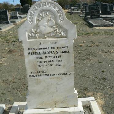 STRAUSS Martha Jacoba nee POTGIETER 1861-1922