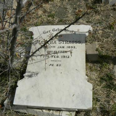 STRAUSS Martha 1892-1912
