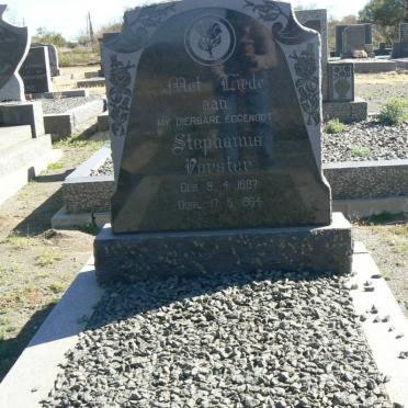 VORSTER Stephanus 1887-1964