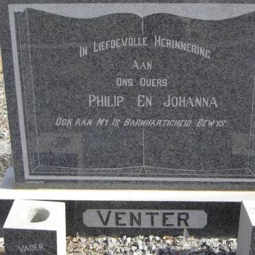 VENTER Philip &amp; Johanna