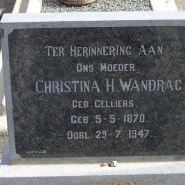 WANDRAG Christina H. nee CILLIERS 1870-1947