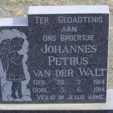 WALT Johannes Petrus, van der 1914-1914