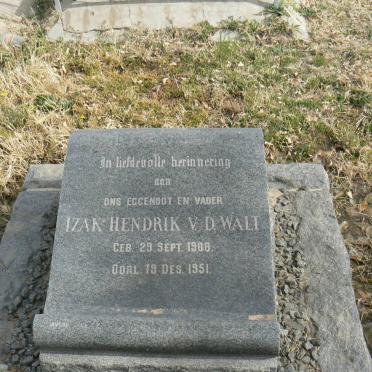 WALT Izak Hendrik, v.d. 1908-1951