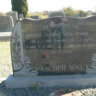 WALT Johannes Jacobus van der, 1904-1976 :: WALT Izak Hendrik, van der 1904-1967