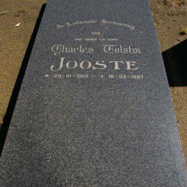 JOOSTE Charles Tolstoi 1928-1987