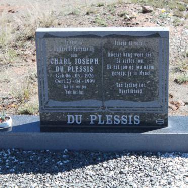 PLESSIS Charl Joseph, du 1926-1999  