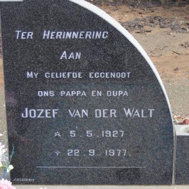 WALT Jozef, van der 1927-1977