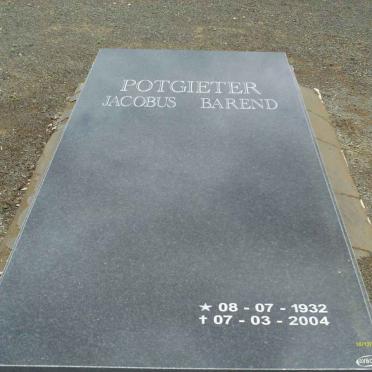 POTGIETER Jacobus Barend 1932-2004