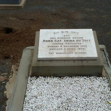 TOIT Anna Catherina, du nee POTGIETER 1868-1930