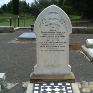 POTGIETER Susanna Helena -1902 :: POTGIETER Albertina Magretha -1902
