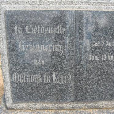 KLERK Octavus, de 1901-1949