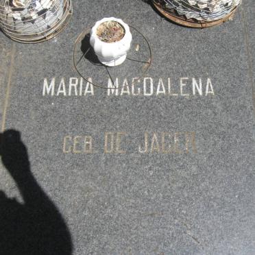 KLERK Johannes Hendrik, de &amp; Maria Magdalena DE JAGER 