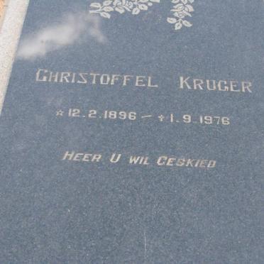 KRUGER Christoffel 1896-1976