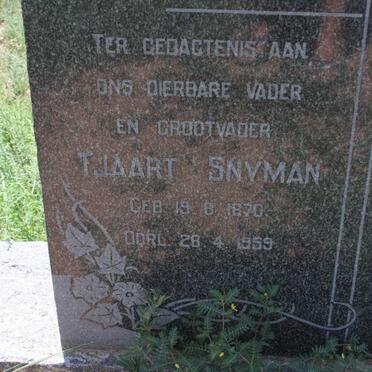 SNYMAN Tjaart 1870-1959