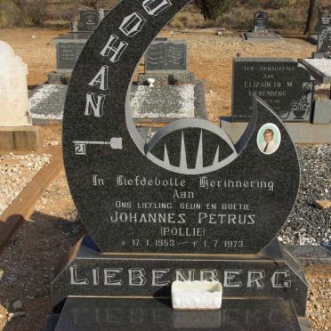 LIEBENBERG Johannes Petrus 1953-1973