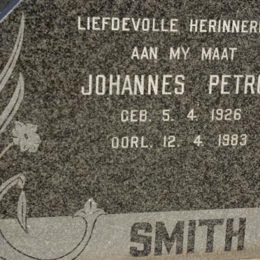 SMITH Johannes Petrus 1926-1983