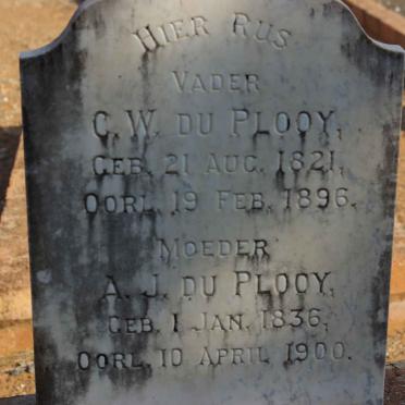 PLOOY C.W., du 1821-1896 &amp; A.J. 1836-1900