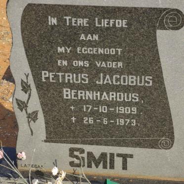 SMIT Petrus Jacobus Bernhardus 1909-1973