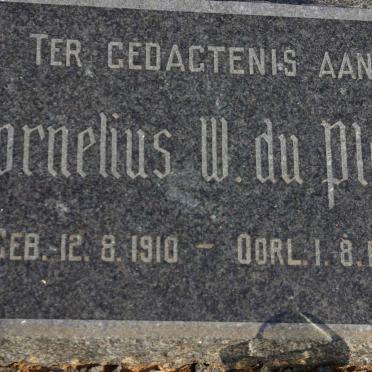 PLOOY Cornelius W., du 1910-1963