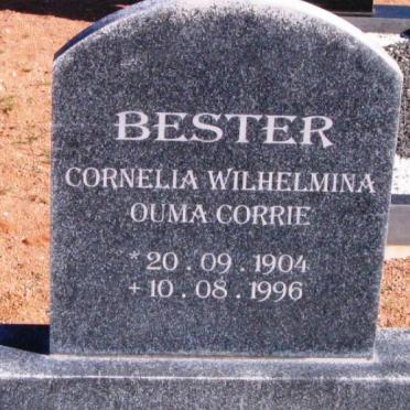 BESTER Cornelia Wilhelmina 1904-1996