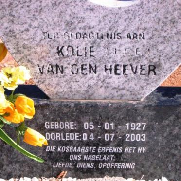 HEEVER Kolie, van den 1927-2003