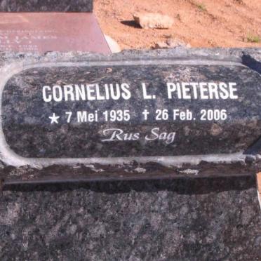 PIETERSE Cornelius L. 1935-2006