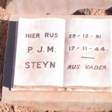 STEYN P.J.M. 1891-1944
