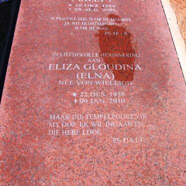 WICKENS Eliza Gloudina nee von WIELLIGH 1938-2010