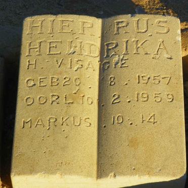 VISAGIE Hendrika H. 1957-1959