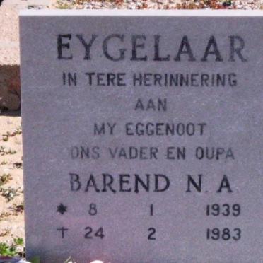 EYGELAAR Barend N.A. 1939-1983