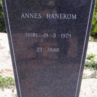 HANEKOM Annes -1979