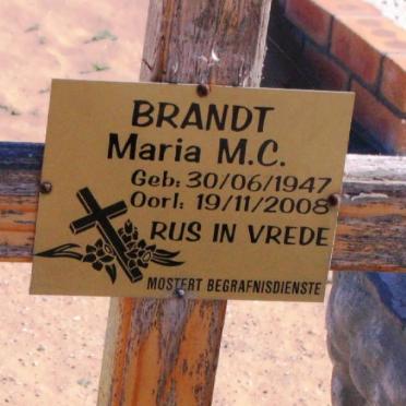 BRANDT Maria M.C. 1947-2008