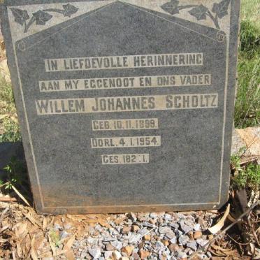 SCHOLTZ Willem Johannes 1899-1954