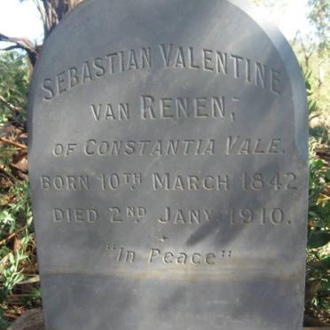 RENEN Sebastian Valentine, van 1842-1910