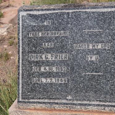 FRIER Dirk C. 1882-1945