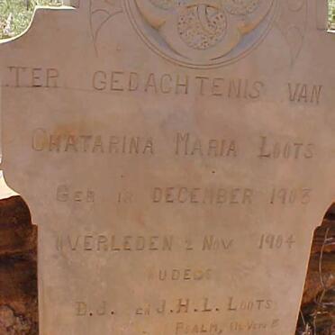 LOOTS Chatarina Maria 1903-1904