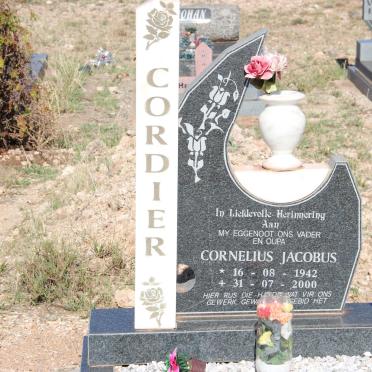 CORDIER Cornelius Jacobus 1942-2000