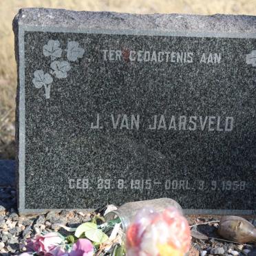 JAARSVELD J., van 1915-1958
