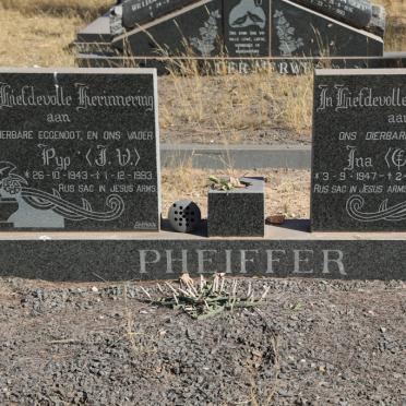 PHEIFFER J.V. 1943-1993 &amp; C.J. 1947-1997