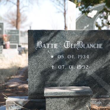 TERBLANCHE Wouter 1930-2008 &amp; Battie 1934-1992